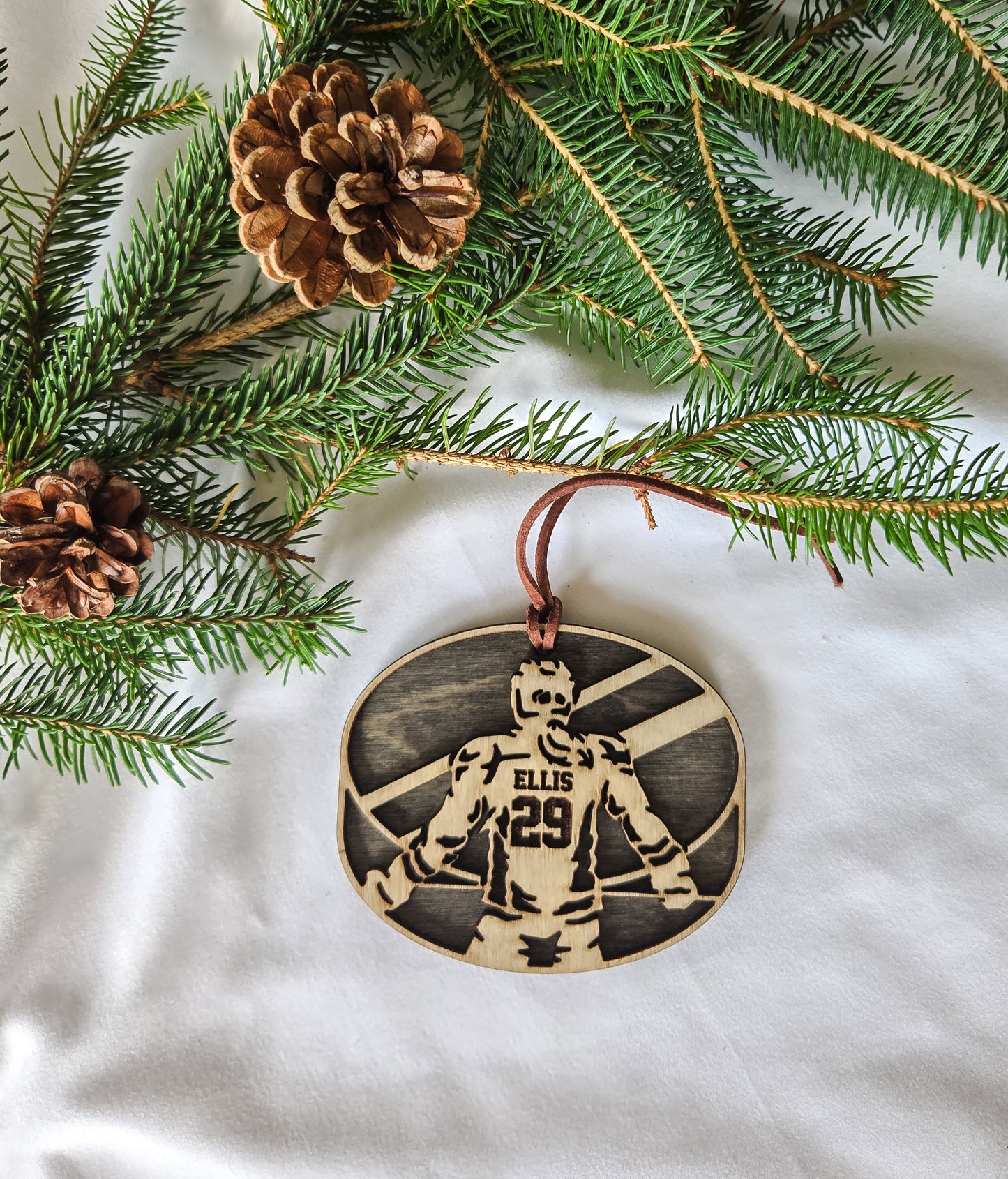 Personalized Hockey Ornament