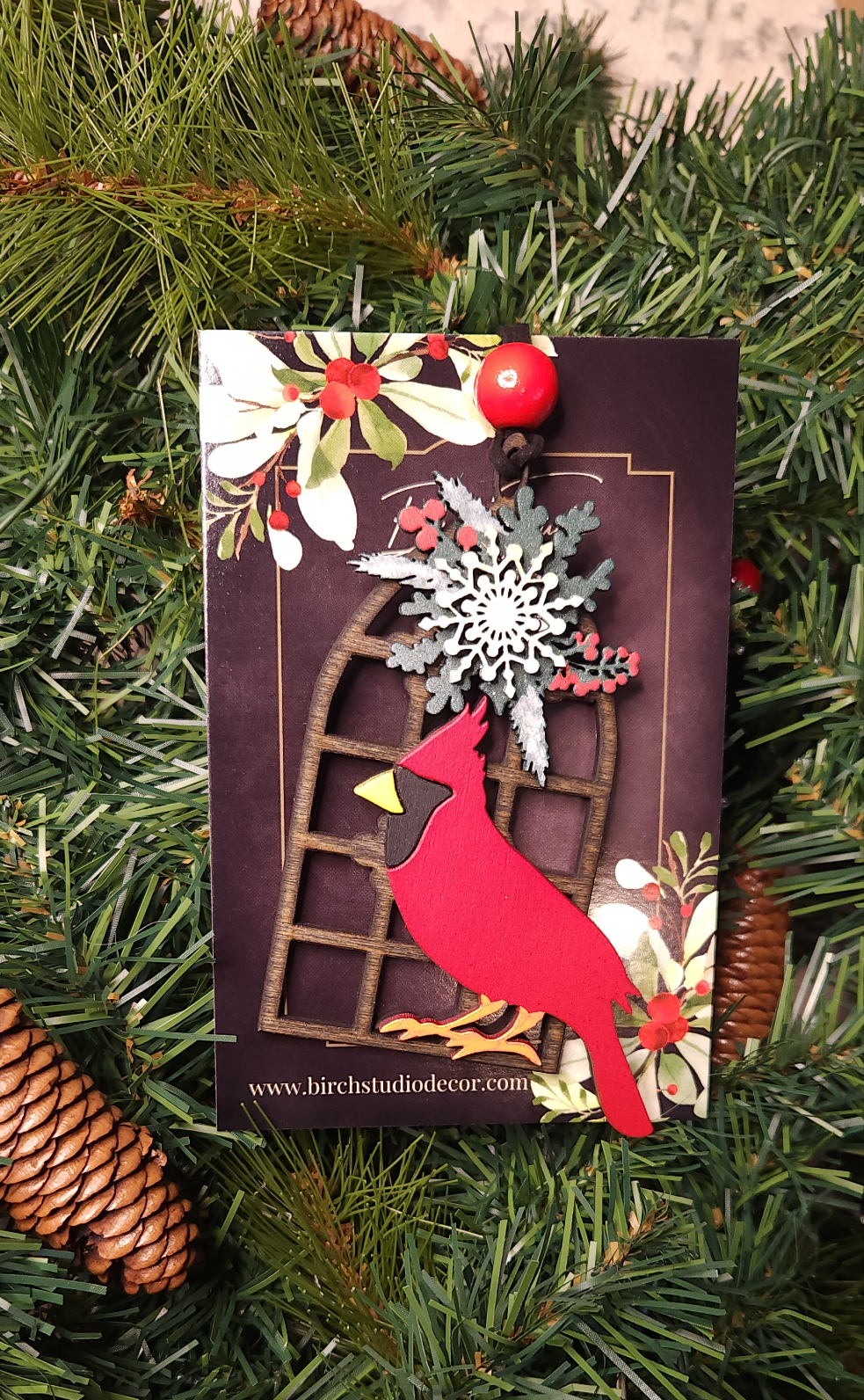 Cardinal Ornament