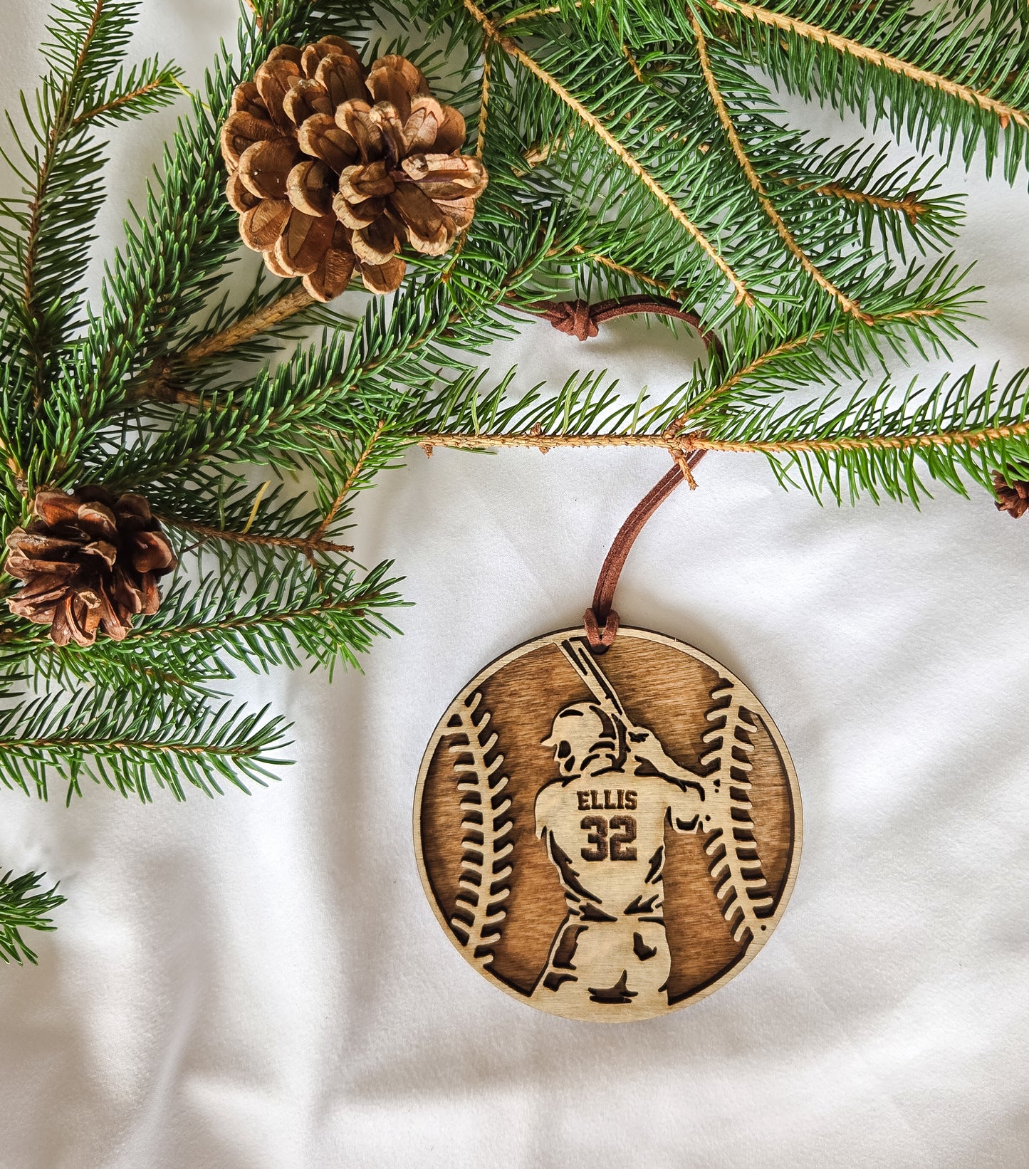 Personalized Softball Ornament