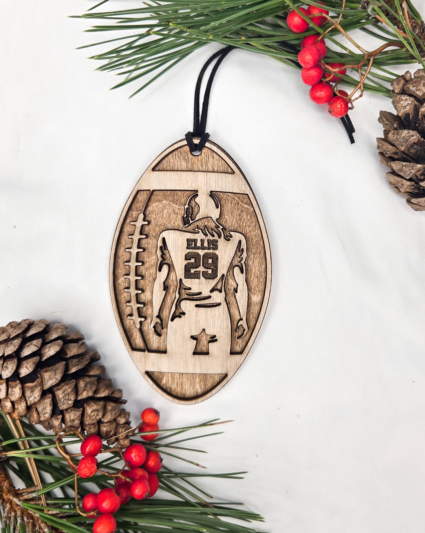 Personalized Football Ornament