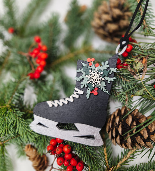 Hockey Skate Ornament