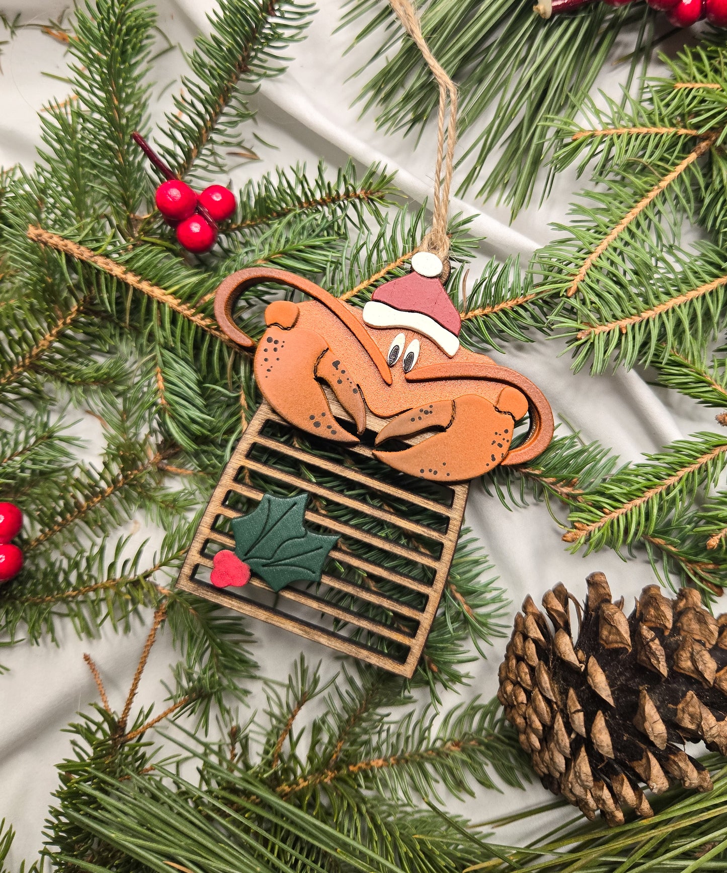 Christmas Lobster Ornament