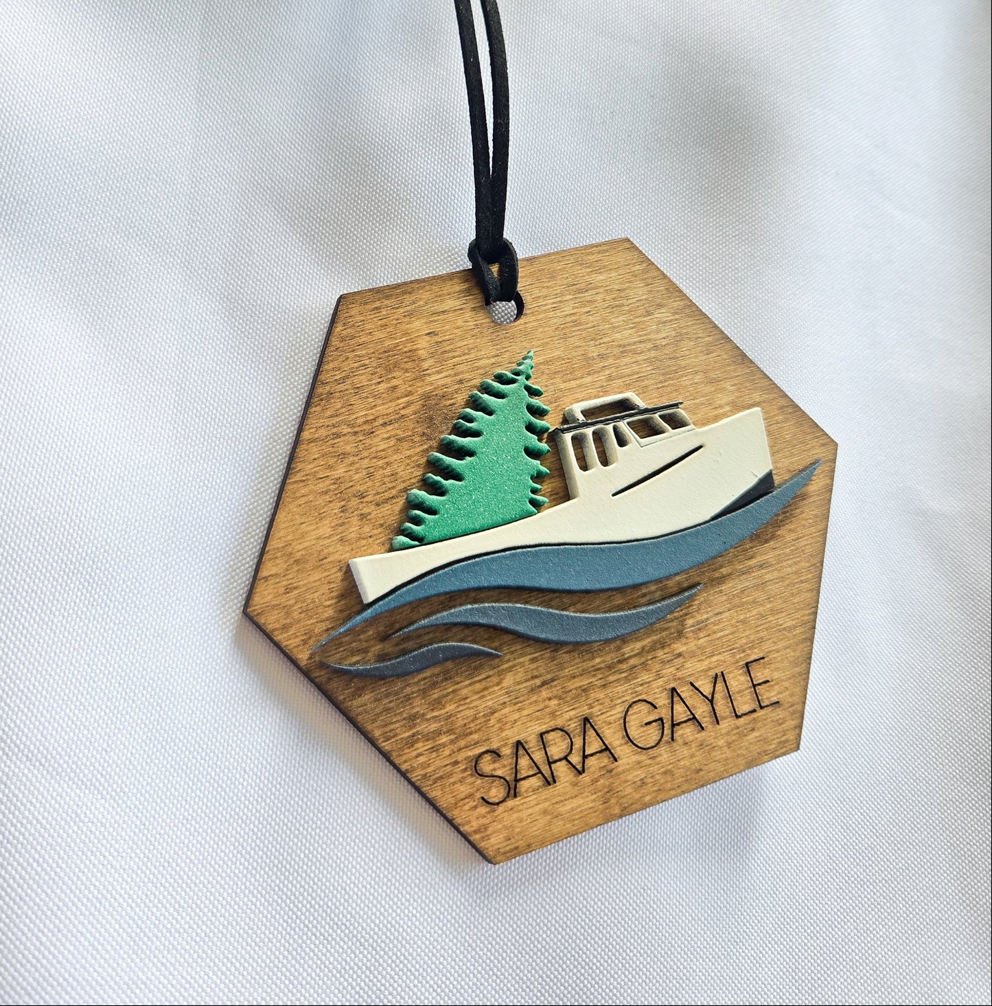 Customized Boat Ornament