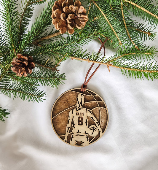 Personalized Basketball Ornament