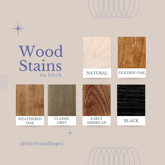 Surname Solid Stain Round