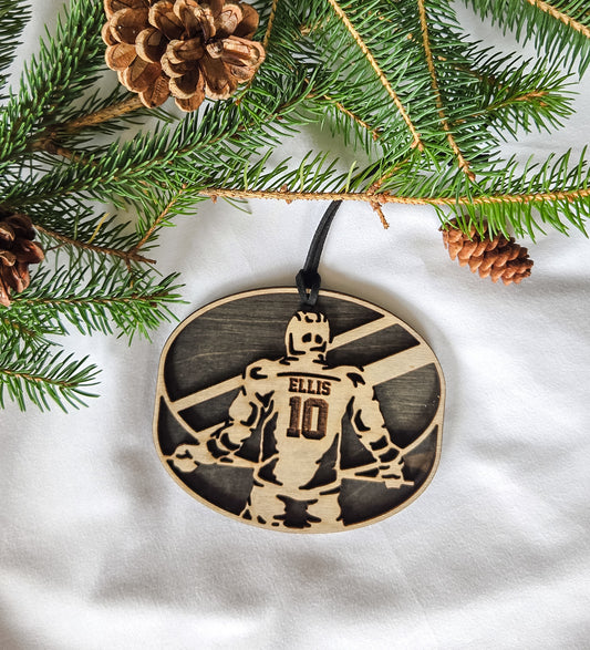Personalized Hockey Ornament