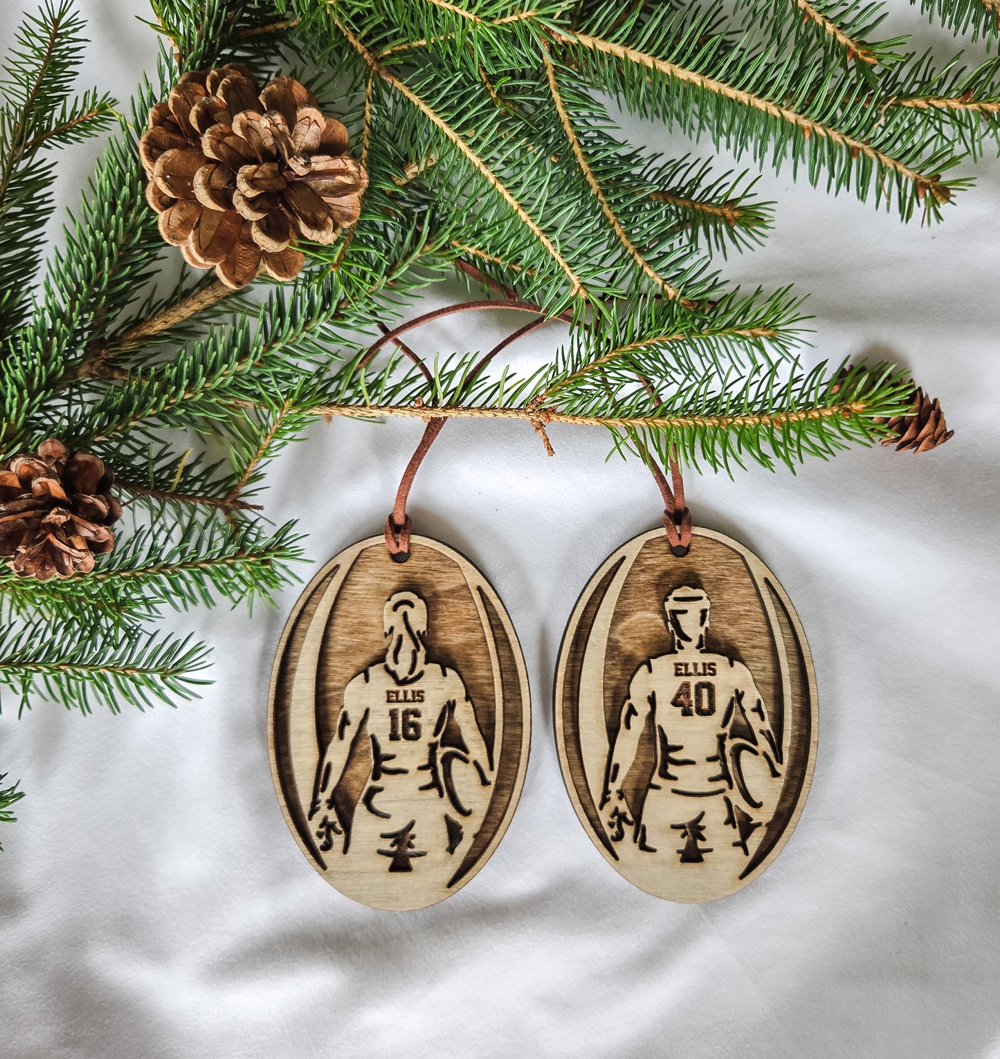 Personalized Rugby Ornament