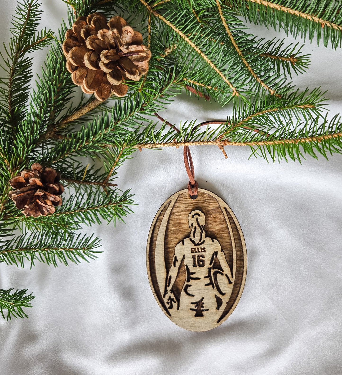 Personalized Rugby Ornament