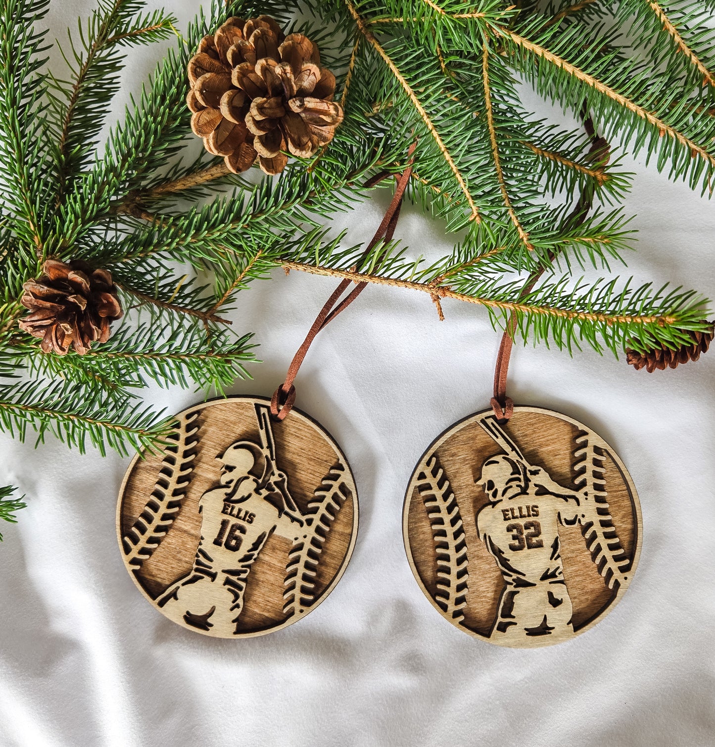 Personalized Softball Ornament