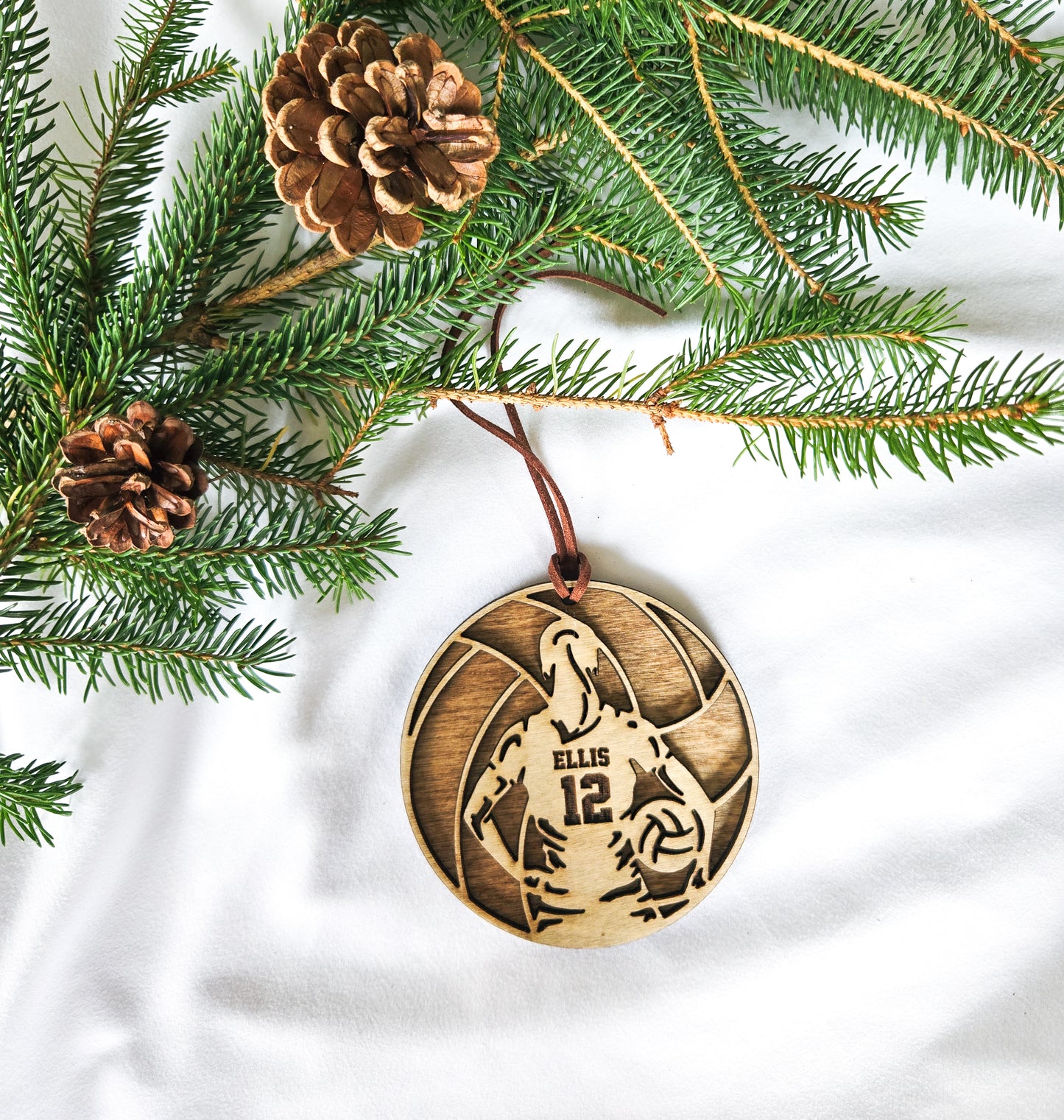 Personalized Volleyball Ornament