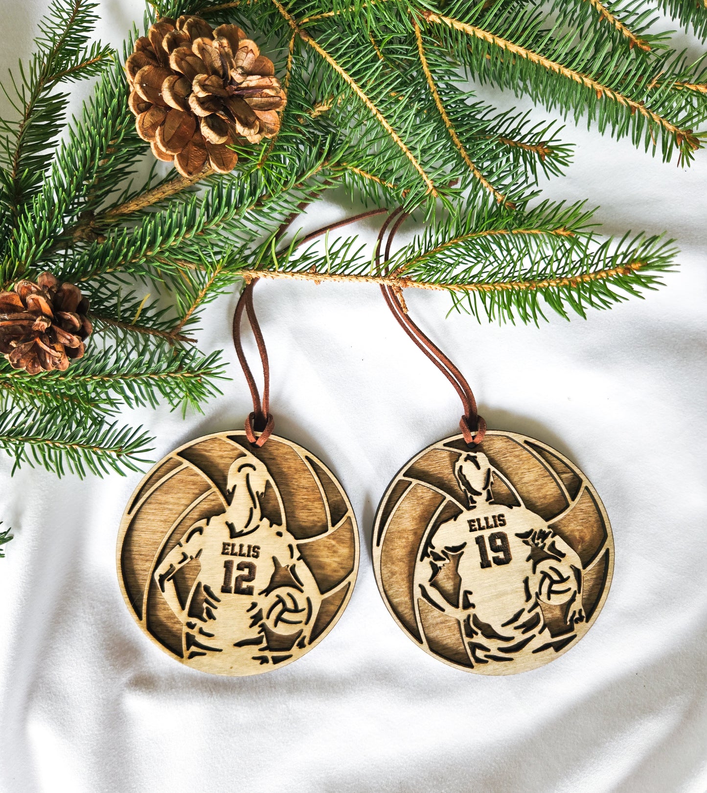 Personalized Volleyball Ornament