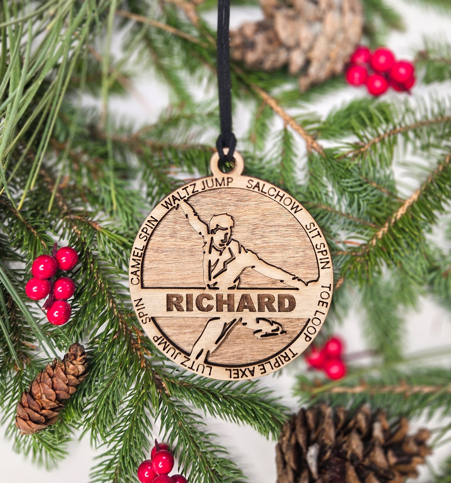 Personalized Figure Skating Ornament