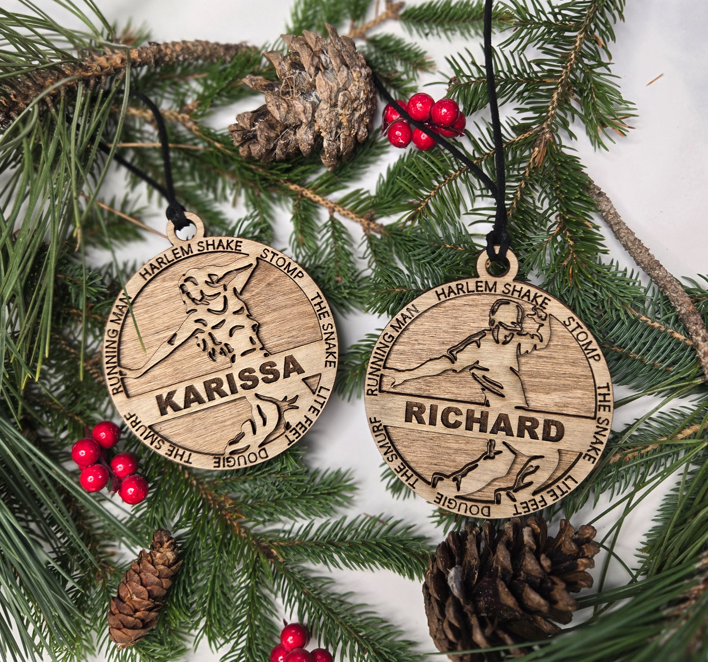 Personalized Dance Ornaments
