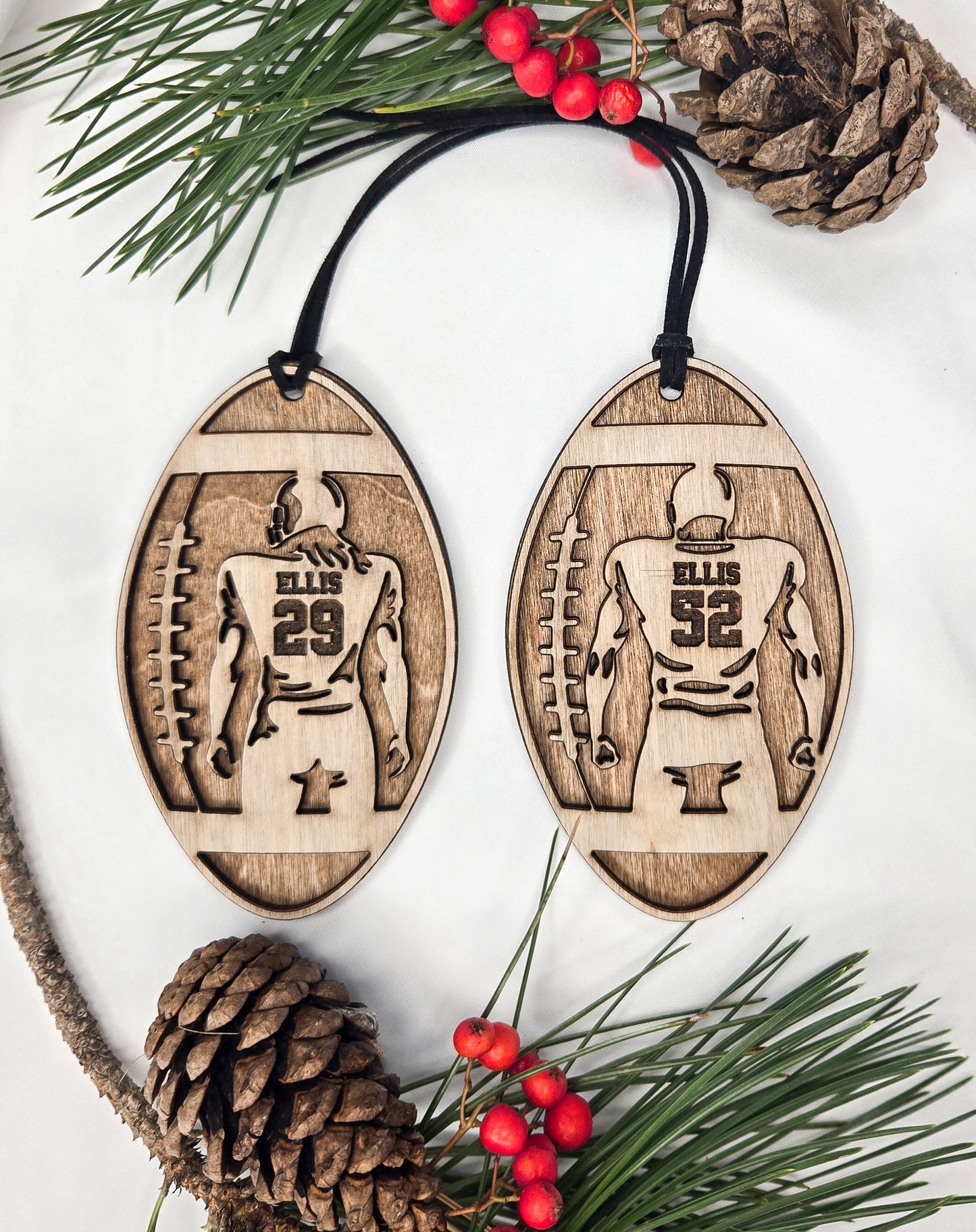 Personalized Football Ornament