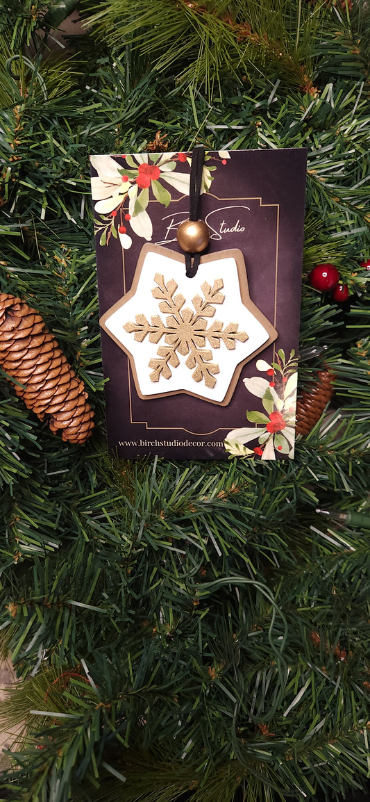 Snowflake Gingerbread Ornament